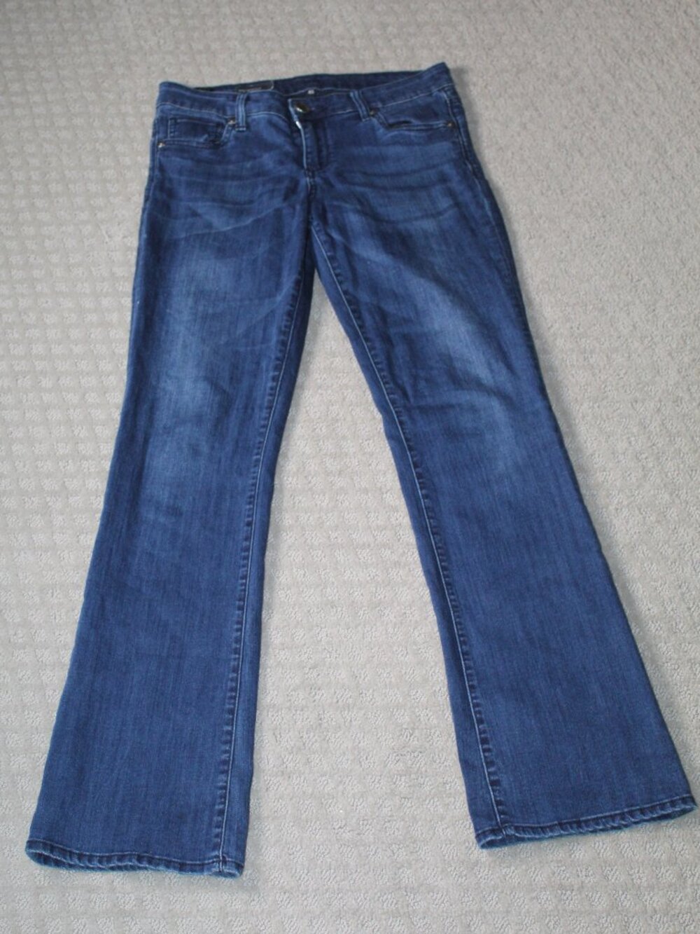 Kut From The Kloth Jeans Womens 4 Blue Farrah Baby Boot Cut Dark Wash Denim